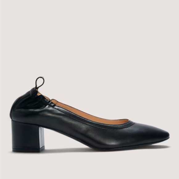 Everlane The Italian Leather Day Heel Black 7 - Picture 2 of 15